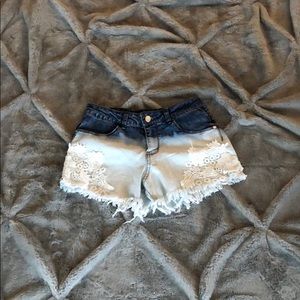 Girls shorty shorts